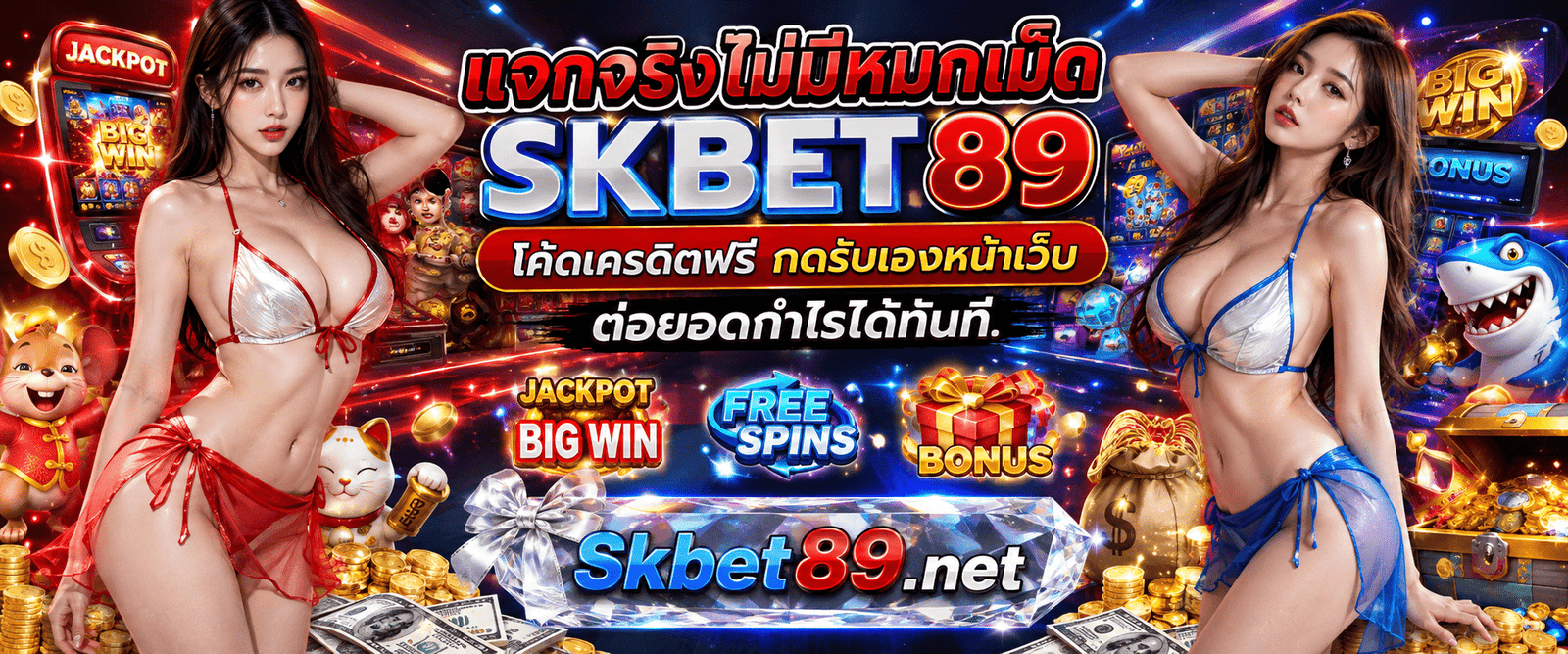 SKBET89 โค้ดเครดิตฟรี กดรับง่าย เงื่อนไขโปร่งใส ถอนเงินได้จริง